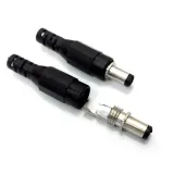 DC-strømstik/ fatstik/ Barrel Jack han 5,5 x 2,1 mm – 3