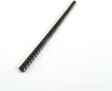 2.54Mm 40-napainen pyöreä naarasliitin pin header strip 1X40p musta – 1