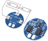 Placa BMS de carga y protección 2S para 2x 18650 – 3