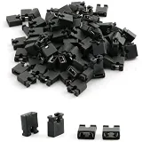 Capuchon cavalier 2 broches 2,54 mm (Noir) pour entre autres Arduino, Esp32 et Raspberry Pi – 1