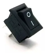 Mini interruptor basculante ON/OFF KCD11 250V 3A – 1