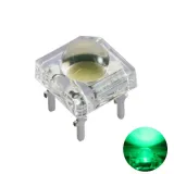 5mm Super Flux Piranha 4-pin LED - Pure Green – 3