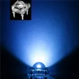LED 5mm Super Flux Piranha de 4 pines - Azul – 2