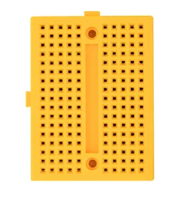 Mini breadboard 170 holes for prototyping Yellow (connect)