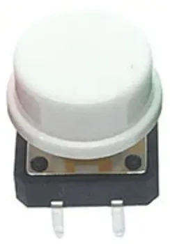Push button | momentary - pulse | 12x12x7 | White