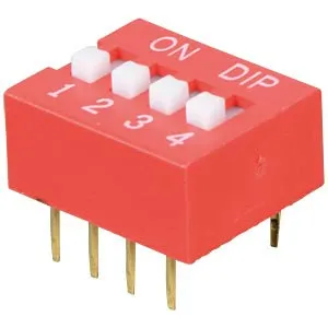 4-пинов dip switch 2,54 mm