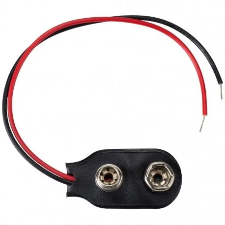 9V batteriklip tilslutning