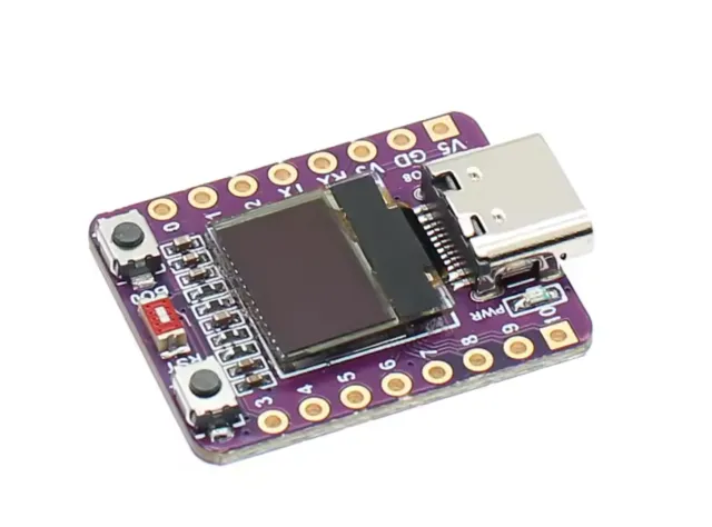 ESP32-C3 udviklingskort med mini 0.42 inch midi OLED-display
