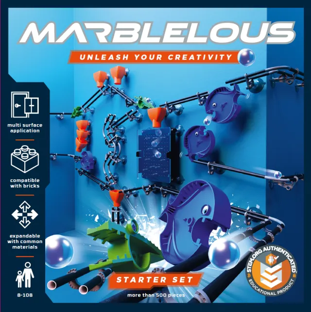 Marblelous Kuglebane Starter Set 500-dele