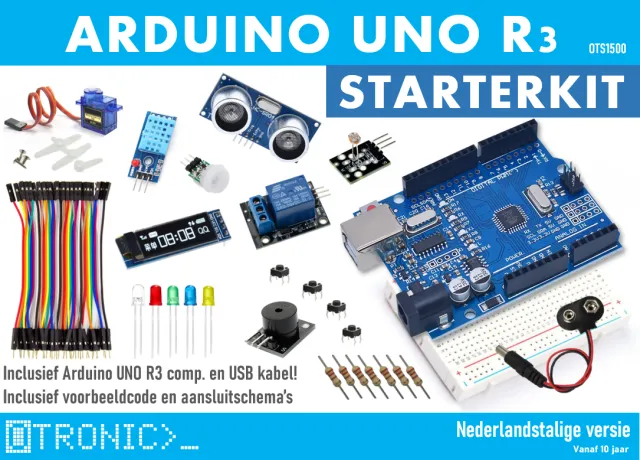 Arduino Starterkit UNO R3 Nederlandstalig med gratis ChatGPT