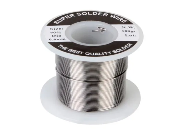 Loddetin 0,6mm 100g Sn60% / Pb 40%