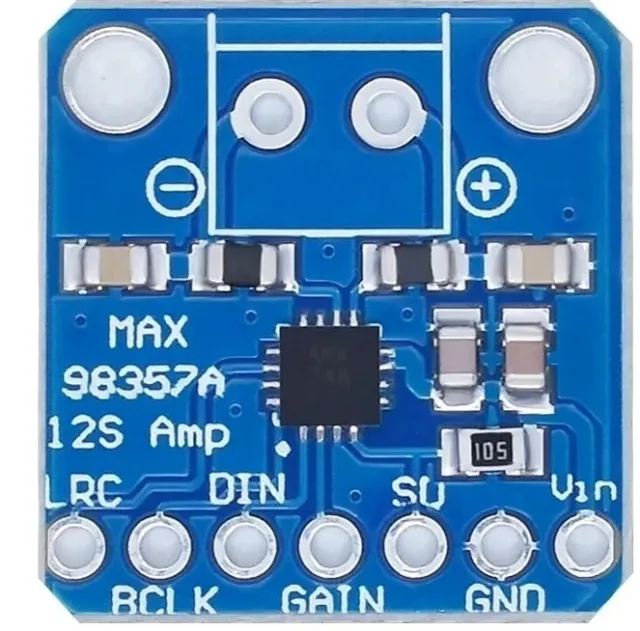 I2S DAC med 3W forstærker - MAX98357A