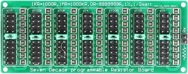 7 segmenter 10-dobbelt programmerbare modstandskort