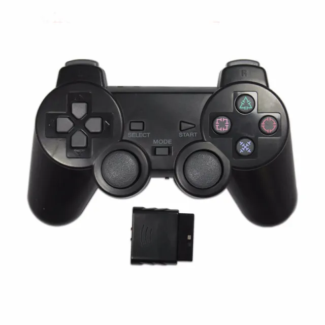 PS2 Wireless 2.4Ghz Game Controller incl. modtager