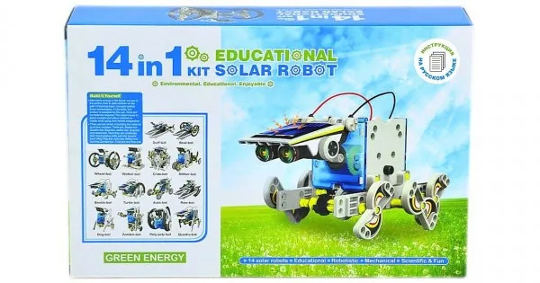 14 v 1 Solar Robot vzdělávací sada na solární energii