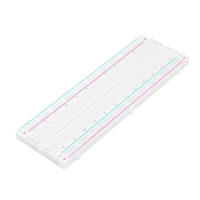 Breadboard with 830 holes for prototyping