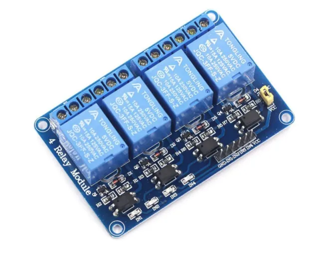 Reléový modul 5v Low | 4kanálový