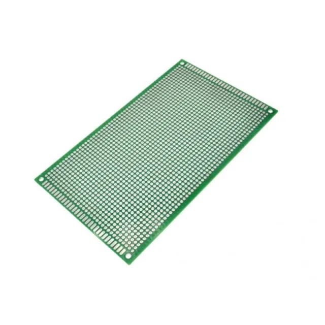 Kokeiluun tarkoitettu prototyyppilevy 9x15cm vihreä