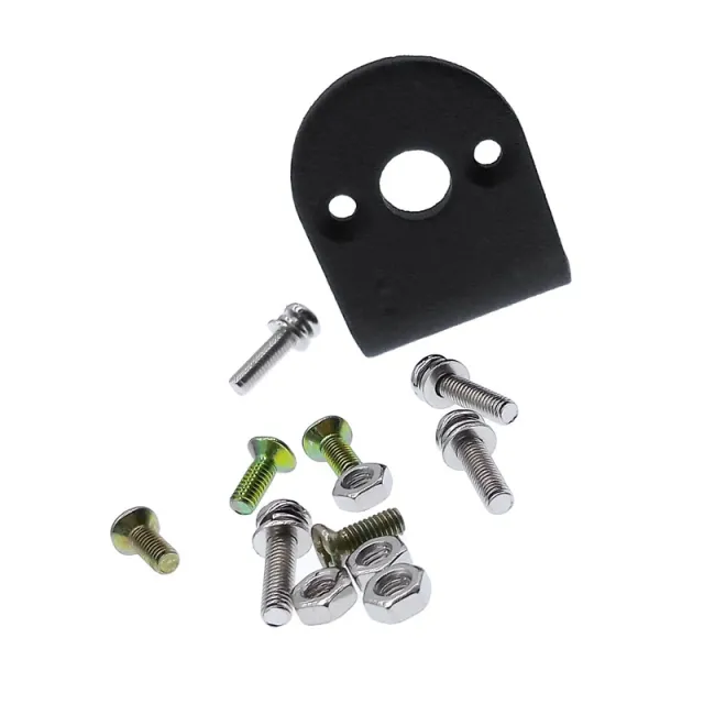 Aluminum 25mm reduction motor bracket with 6 screws