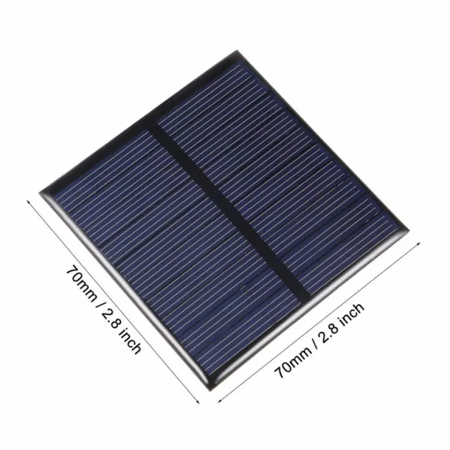 Mini solpanel 70x70mm epoxy