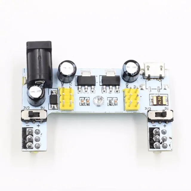 Módulo de alimentación para breadboard MB102 DC 7-12V USB Interface placa de 2 canales