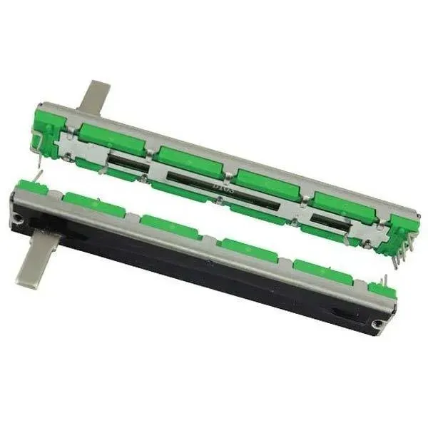 Slider Fader potmeter lineær 2-kanals 75mm 10k