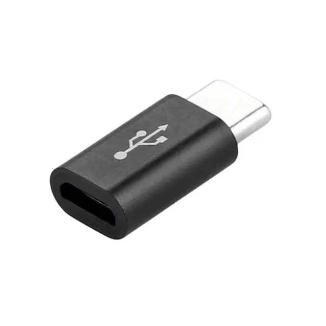 USB-C Male na Micro-USB Female Adaptér  - černý