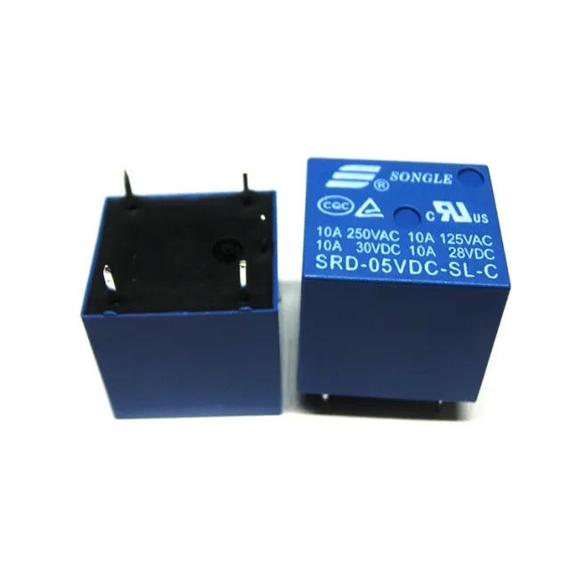 SRD-05VDC-SL-C Relæ 5pins  10A 5V
