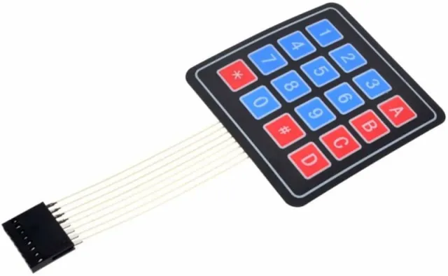 Membraan 4x4 Matrix-tastkontakt
