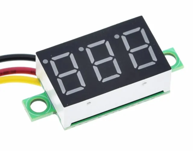 Voltmeter 0V-100V Blå