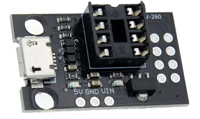 ATtiny programming board
