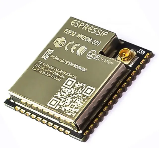 ESP32 WROOM 32U Wireless IoT Module 16M 128Mbit Wifi, Flash, Bluetooth