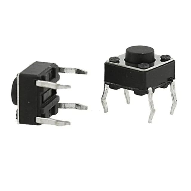 Pulsador | momentáneo | microinterruptor 6x6x4