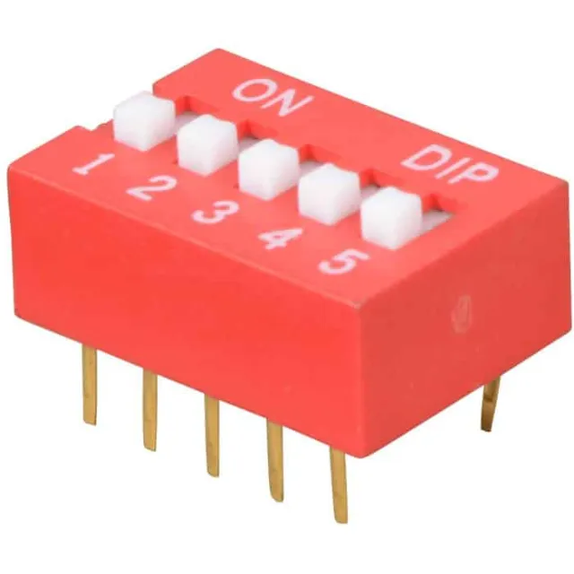 5-пинов dip switch 2,54 mm