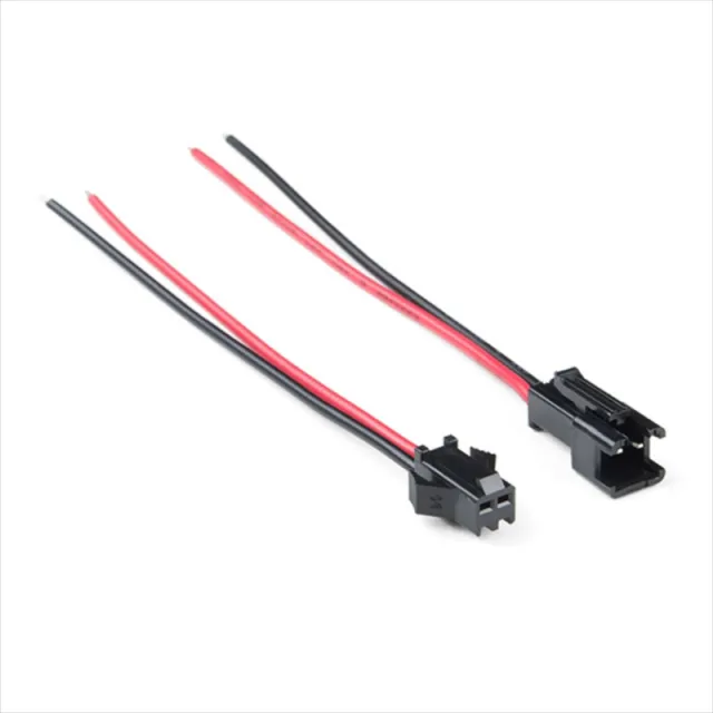 2 pins pigtail JST-SM connector