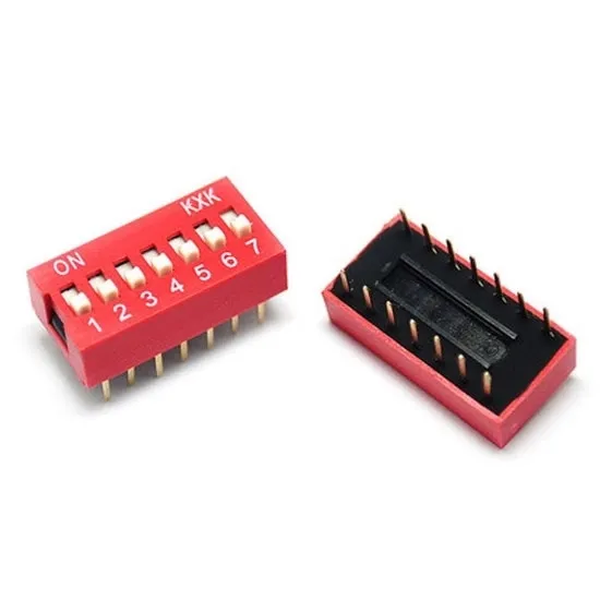 7-пинов dip switch 2,54 mm
