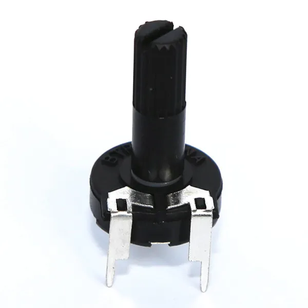 10K-ohm nastavovací potenciometr, vodorovný, s knoflíkem 15mm, hexagon socket