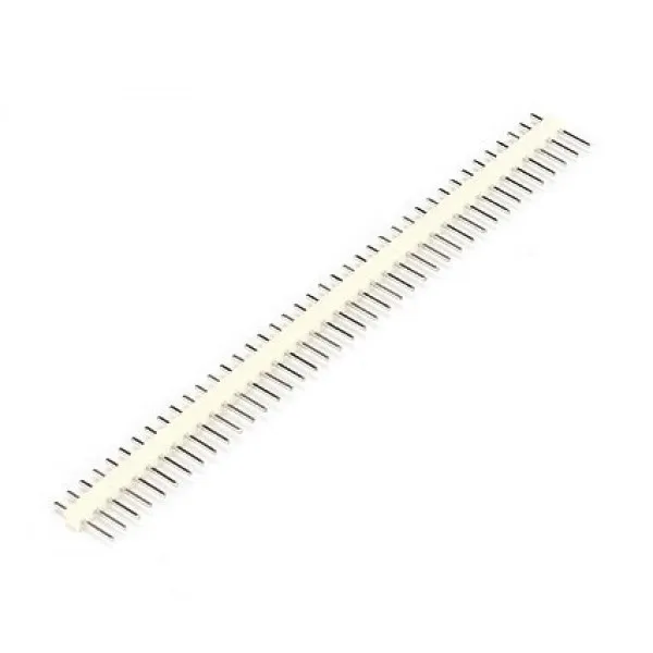 40 Pins Header Male 2.54mm Weiß