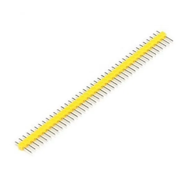 40 Pins Header Male 2.54mm Gelb