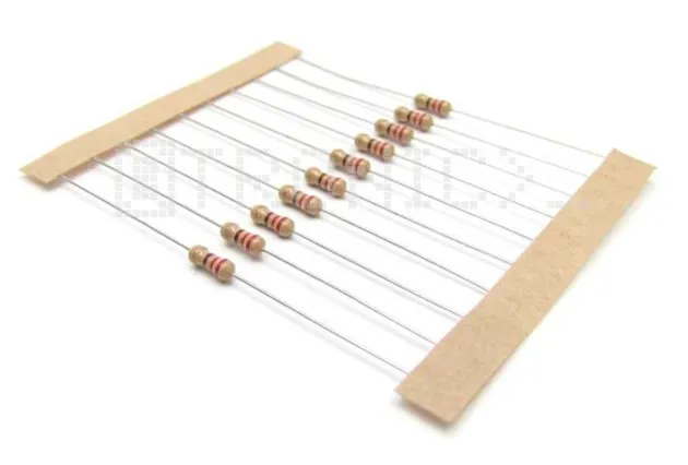 10x modstand 100K Ohm 1/4 Watt 5%