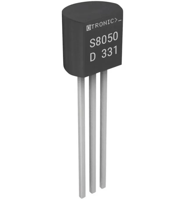 Transistor NPN S8050 D331 25V 0.5A 100MHz 1W TO-92