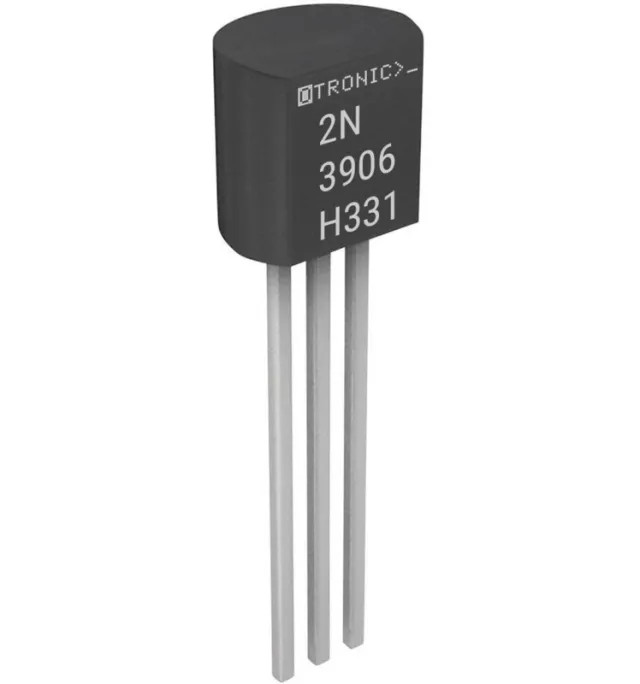Transistor PNP 2N3906 H331 40V 200mA 200MHz 625mW TO-92