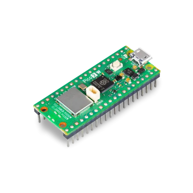 Raspberry Pi Pico 2WH med WiFi og headers forloddet