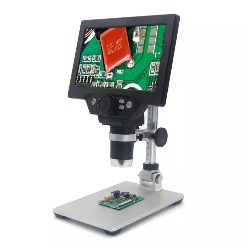 Microscope numérique (1200x) avec écran LCD réglable de 7 pouces