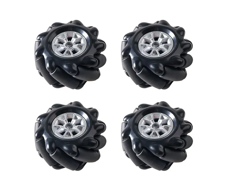 Mecanum Wheel / Omnidirectional Wheel - 60MM-K Black Set of 4