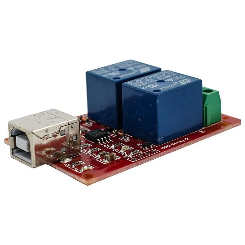 USB PC 2-kanals 5V relæ