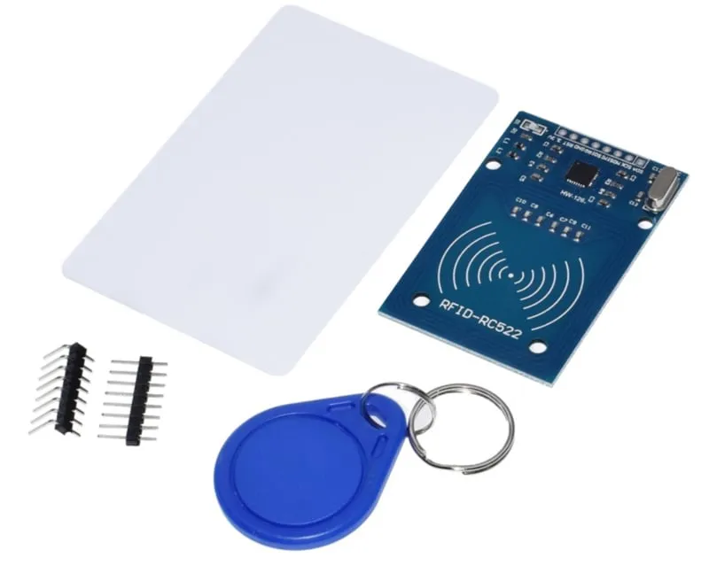 Kit RFID-RC522 NFC MFRC522 S50 Mifare incl. scheda RFID Fudan e Key Tag