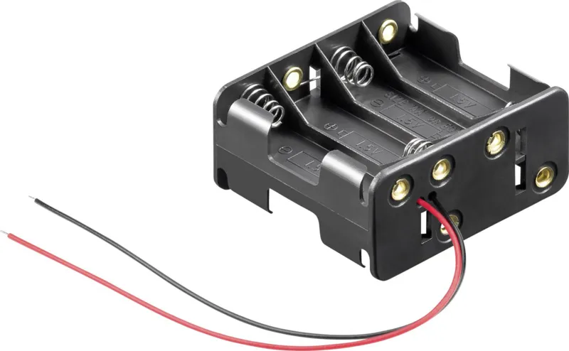 8x AA batteriholder (Back-To-Back 12V)