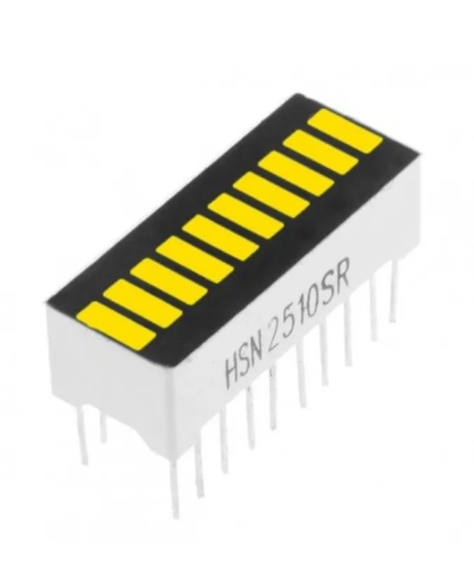 10 Segment LED Bar Gul