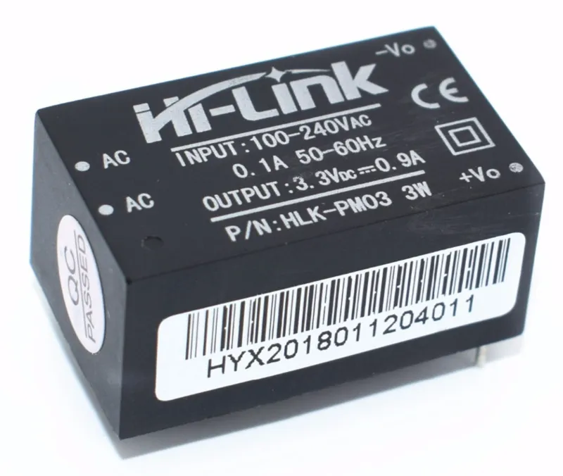 Modulo convertitore 220VAC a 3,3VDC 1A HLK-PM03